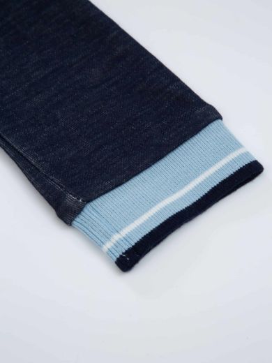 Bilde av WoolLand Unstad top kids Blue Ink